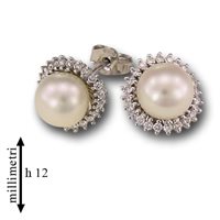 Orecchini Gemoro Donna in Oro bianco Perla OP160BIA - OP160BIA